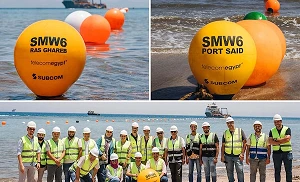 Telecom Egypt completes its two landing points for SEA-ME-WE-6