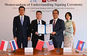 ZTE and CIMB Expand Strategic Partnership to Support 5G Deployment and Digital Infrastructure across ASEAN